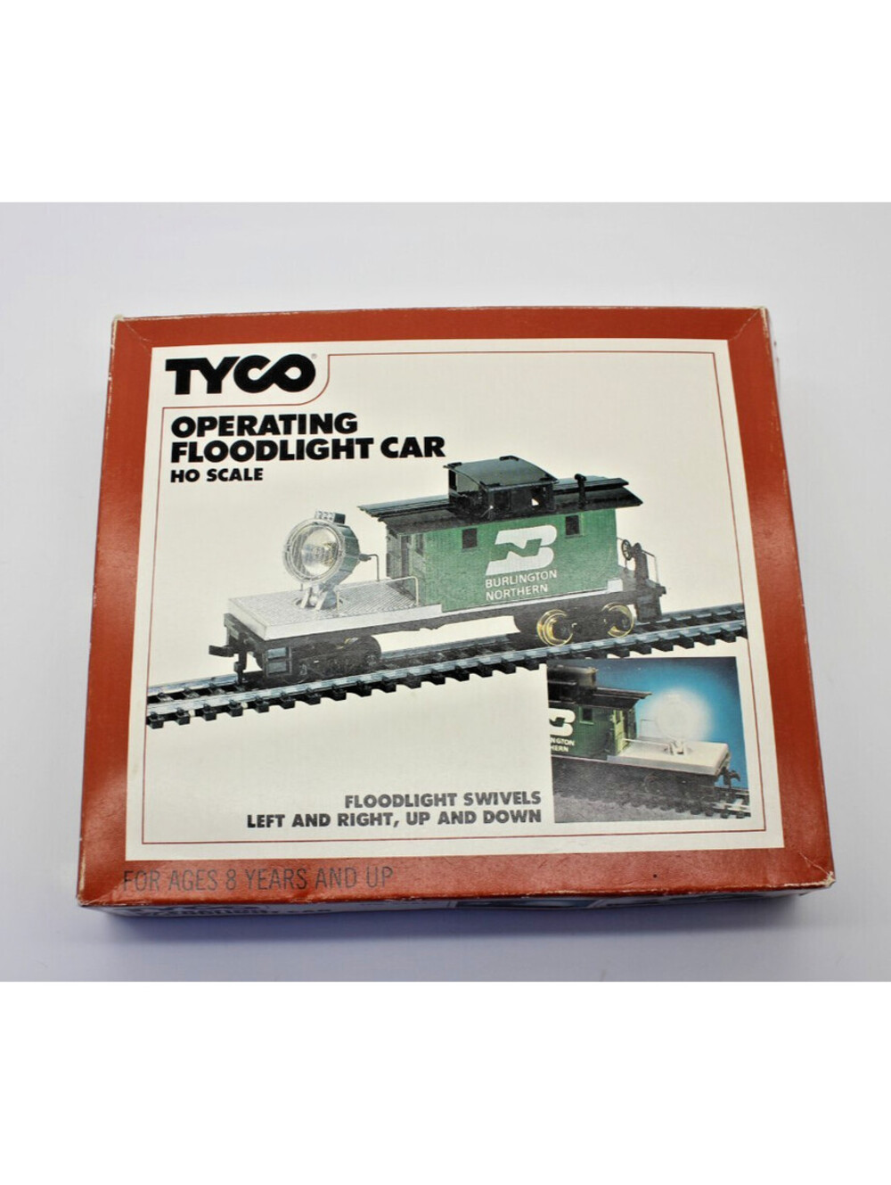 HO Scale Tyco Operating Floodlight Car NO 346 New